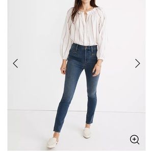 Madewell 10 inch high rise jeans 28tall